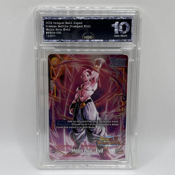 2025 DBS Fusion World Majin Buu Evil Dokkan Battle Alt Art FB04-091 Graded 10 - Picture 1 of 2
